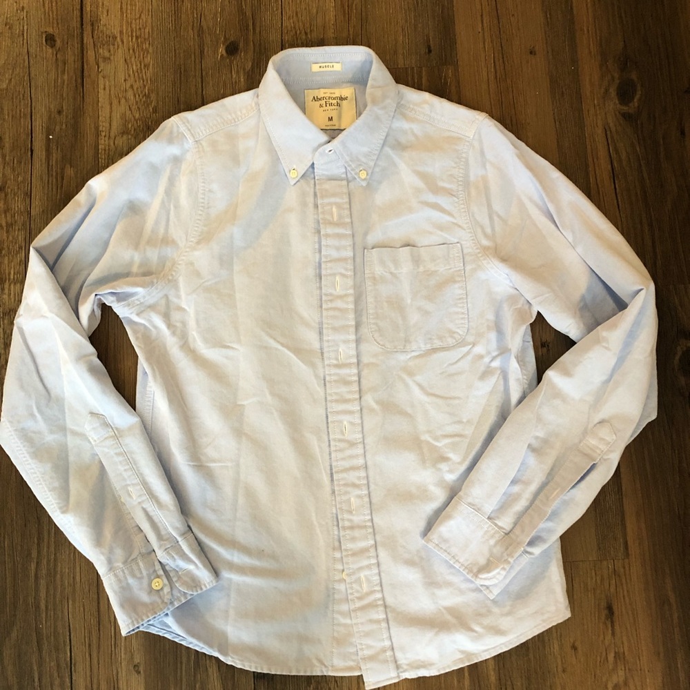 Abercrombie & Fitch Blue Button Down